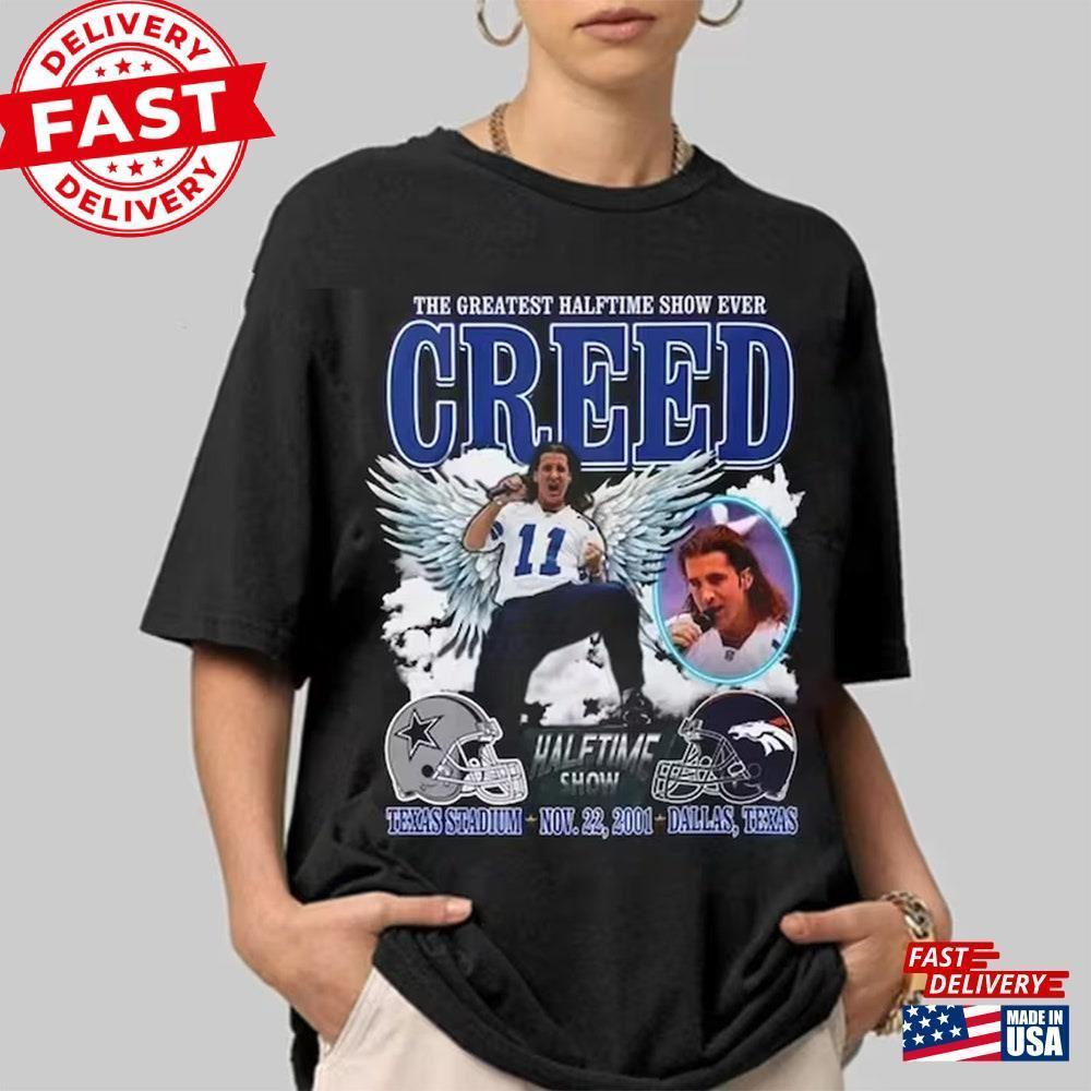 The Greatest Halftime Show Ever Creed Shirt Music Concert Tee